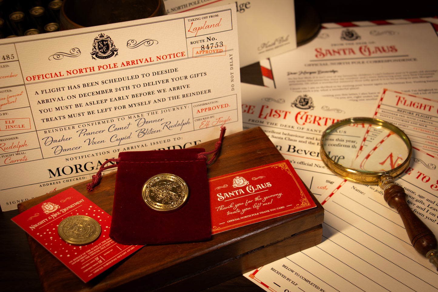 Luxury Authentic Personalised Santa Letter & Nice List Certificate 2025 + FREE extras (SOLD OUT)